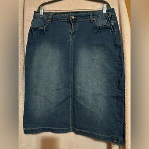 Demin skirt